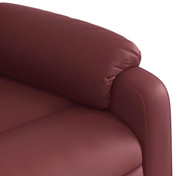 Produktbild VidaXL Massagesessel Weinrot Kunstleder,Farbe: Weinrot,Material