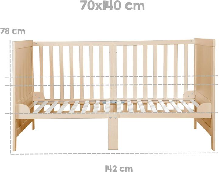 Image du produit Roba Lit d'enfant combiné 70x140 cm (70 x 140 cm)