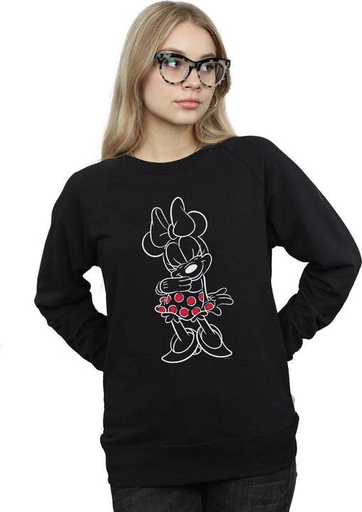 Immagine prodotto Disney Minnie Mouse Outline Polka Dot Felpa Donna (M)