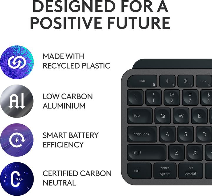 Produktbild Logitech MX Keys S (DE, Kabellos)