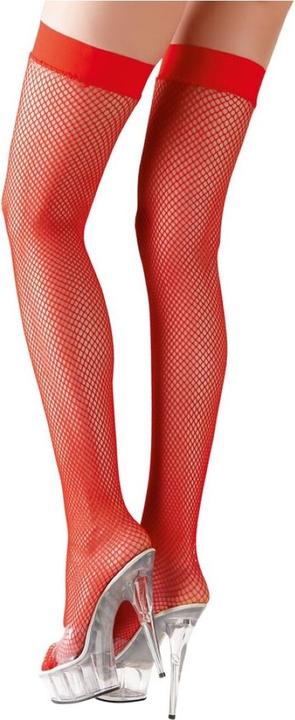 Produktbild Cottelli Collection Netz-Strümpfe rot (M)