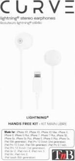 Produktbild T'nB TNB ESCURV - Lightning earphones (Kabelgebunden)