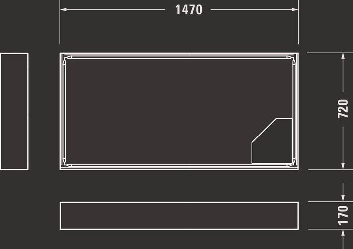 Actual product image Duravit Shower tray D-Code 1500 x 750 x 85 mm white smooth 7200990000000