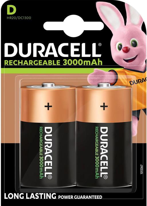 Image du produit Duracell Recharge Ultra (2 pcs, D, 2200 mAh)