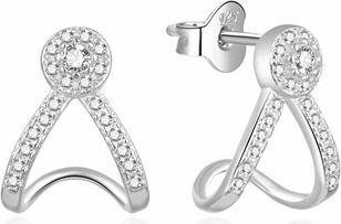 Immagine prodotto Moiss Incantevoli orecchini in argento con strass E0002445 (L)