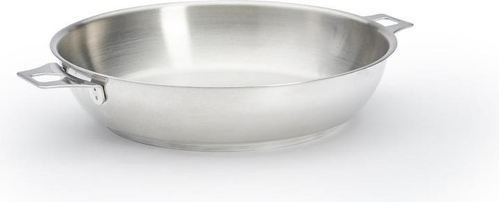 Actual product image de Buyer Twisty frying pan without handle induction (24 cm, Frying pan, Stainless steel)