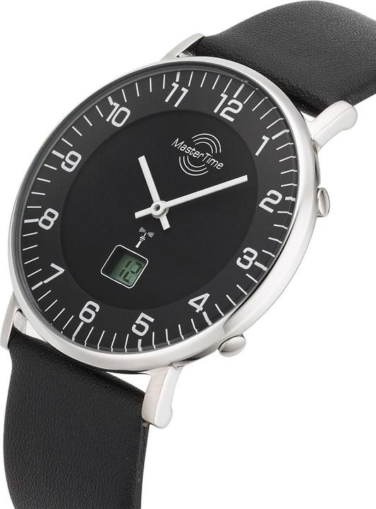 Image du produit Conrad Components Montre Master Time Funk Advanced pour hommes (Montre analogique, Montre numérique, Montre radio-pilotée, 40 mm)