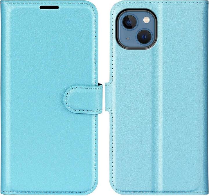 Image du produit Cover-Discount iPhone 14 Plus - Étui en cuir bleu clair (Apple iPhone 14 Plus)