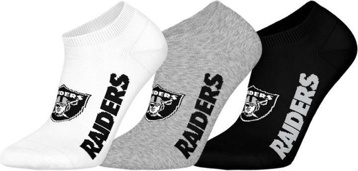 Produktbild Barefoot Las Vegas Raiders 3pk Sneaker Socks 43-46 (43 - 46)