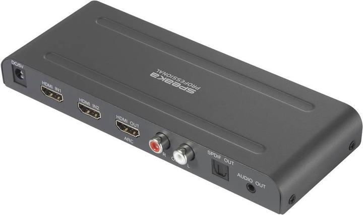 Image du produit SpeaKa Professional SP-HDA-300 Commutateur HDMI 2+1 ports ARC (Canal de retour audio) 3