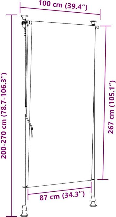 Immagine prodotto VidaXL Legolas (100 x 270 cm)