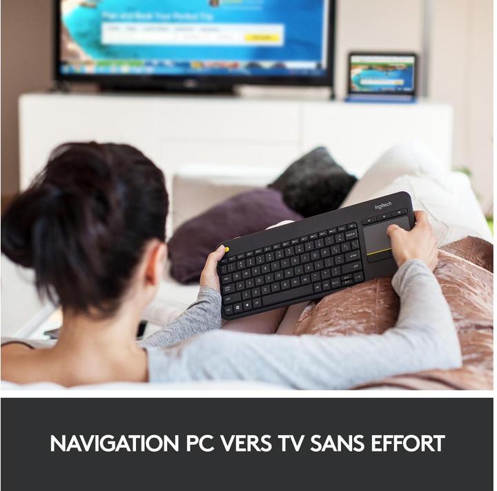 Produktbild Logitech K400 Plus (CH, Kabellos)