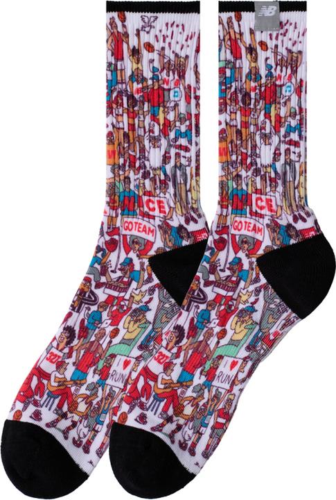 Produktbild New Balance Digital Print Crew Socks 1 Pair (L)