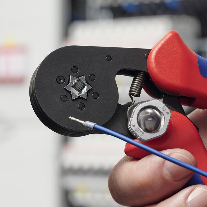 Produktbild Knipex Selbsteinstellende Crimpzange für Aderendhülsen (180 mm)