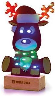 Produktbild Whadda WPXL102 LED Bausatz Rudolf XL vormontiertes Programmierkit - rote Version