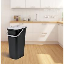 Immagine prodotto Tontarelli pattumiera con manico moda 38l verde/nero (38 l)