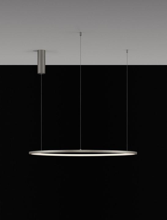 Immagine prodotto Nova Luce TARQUIN Luce a sospensione LED argento 46W bianco caldo 200x80cm dimmerabile 9345607