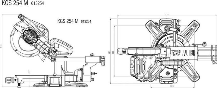 Produktbild Metabo KGS 254 M