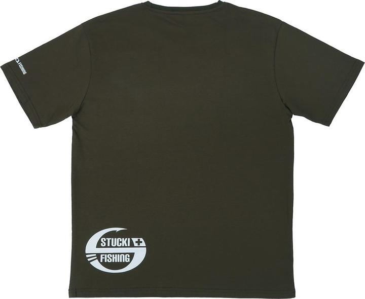 Produktbild Stucki Fishing Because Fanatics T-Shirt Olive (S)