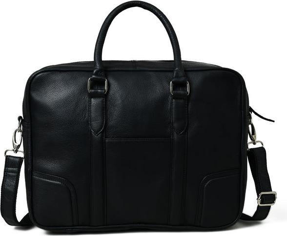 Produktbild Only-Bags.Store Texas Schwarz Leder Aktentasche