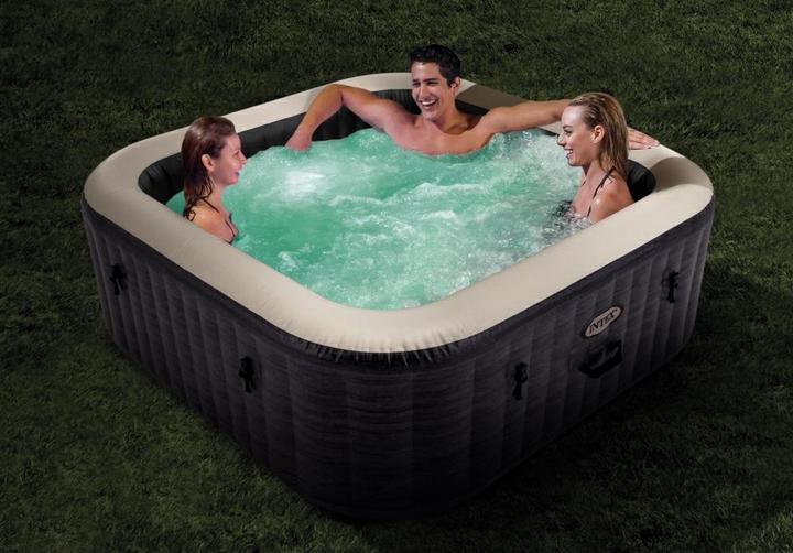 Immagine prodotto Intex 4-Person Greystone Deluxe Square Bubble Spa Set