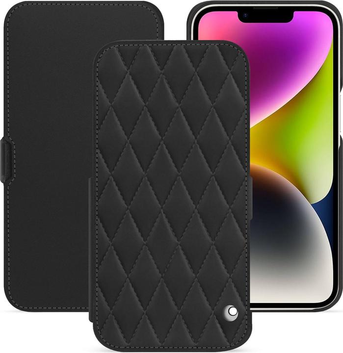 Noreve Horizontal leather flap shell (Apple iPhone 15 Plus)