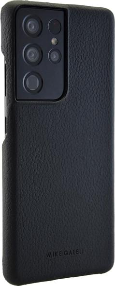 Produktbild Mike Galeli HARD-Cover in Echtleder Lenny black (Samsung Galaxy S21 Ultra)