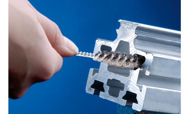 Produktbild Pferd Innenbürste IBU Ø10x100mm mit Öse Edelstahl-Draht-Ø0,15