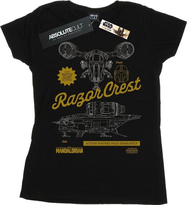Image du produit Star Wars - T-shirt THE MANDALORIAN THE RAZOR CREST - Femme (L)