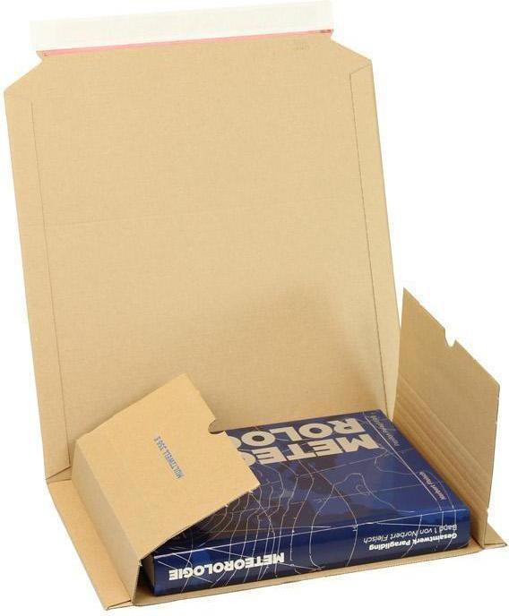 Produktbild Transpak Medienverpackung Multiwell Masse 270x185x20-60mm B5 braun SK-Verschluss passend für B5 (25 x)
