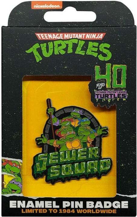 Produktbild Fanattik Teenage Mutant Ninja Turtles Ansteck-Pin 40th Anniversary Limited Edition