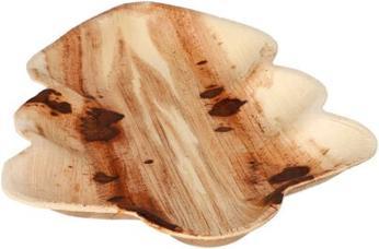 Produktbild Papstar 6 Palmblatt-Teller pure 21,2 x 24,3 cm (6 x)