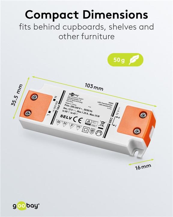 Produktbild Goobay LED-Trafo