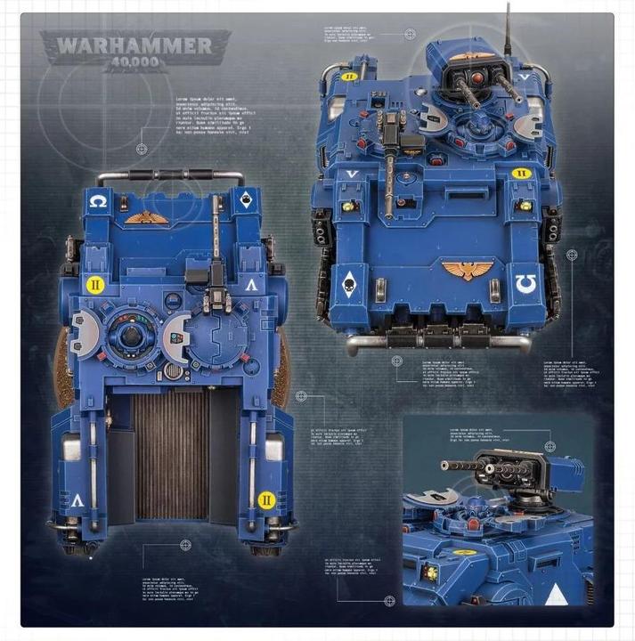 Actual product image Games Workshop Warhammer 40k - Space Marine Primaris Impulsor (Plastic)
