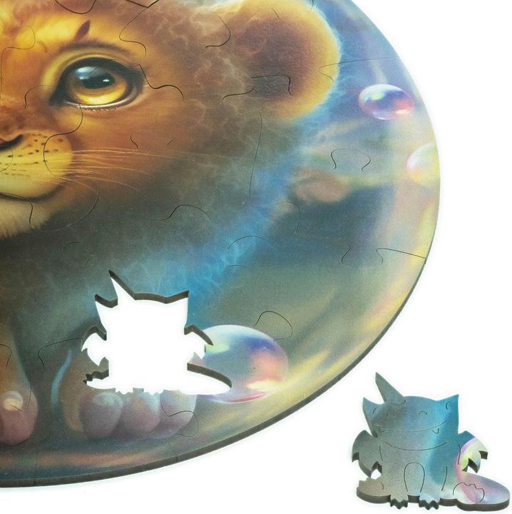 Image du produit Unidragon Bubblezz Lion (30 pièces) - Puzzle en bois pour enfants (30 pièces)