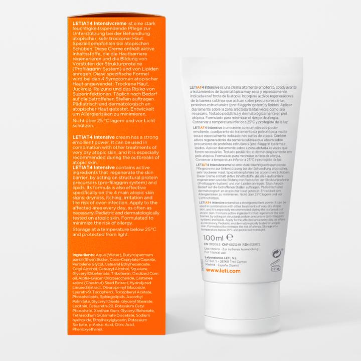 Produktbild Leti LETIAT4 Atopic Skin Intensivcreme, 100 ml Creme (100 ml)