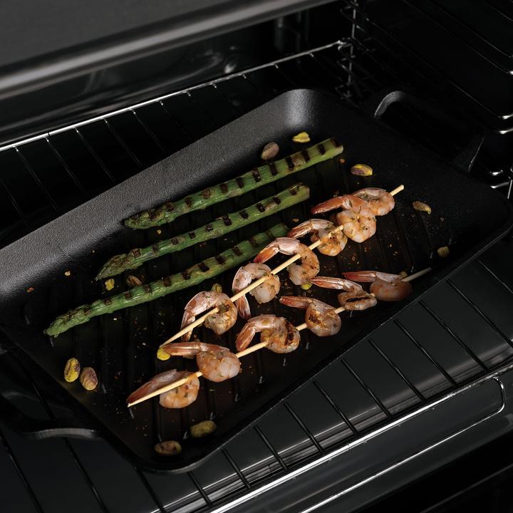 Image du produit BerlingerHaus Grillplatte aus Gusseisen mit Griffen, rechteckig, 33 x 22 cm