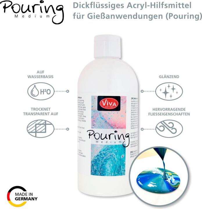 Produktbild Viva Decor Pouring Medium (Weiss, 500 ml)