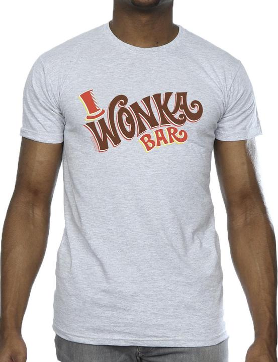 Actual product image Willy Wonka & the Chocolate Factory Mens Bar Logo T-Shirt (XXL)