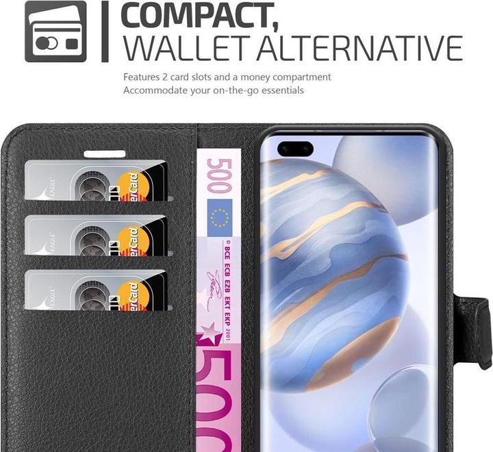 Actual product image Cadorabo Book with stand function cover (Honor 30 Pro+)