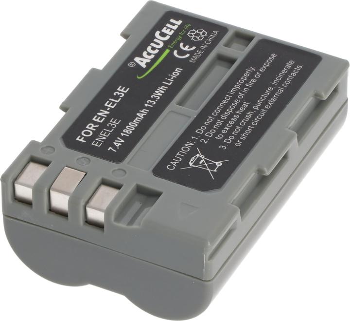 Image du produit AccuCell Batterie Nikon EN-EL3, EN-EL3a, D50, D70