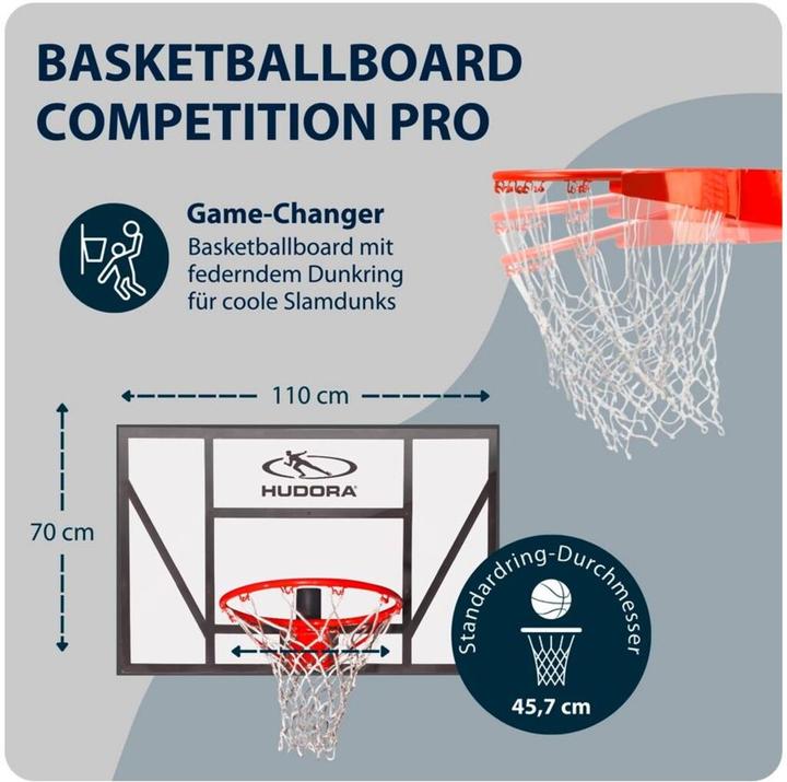 Actual product image Hudora Basketball Board Competition Pro