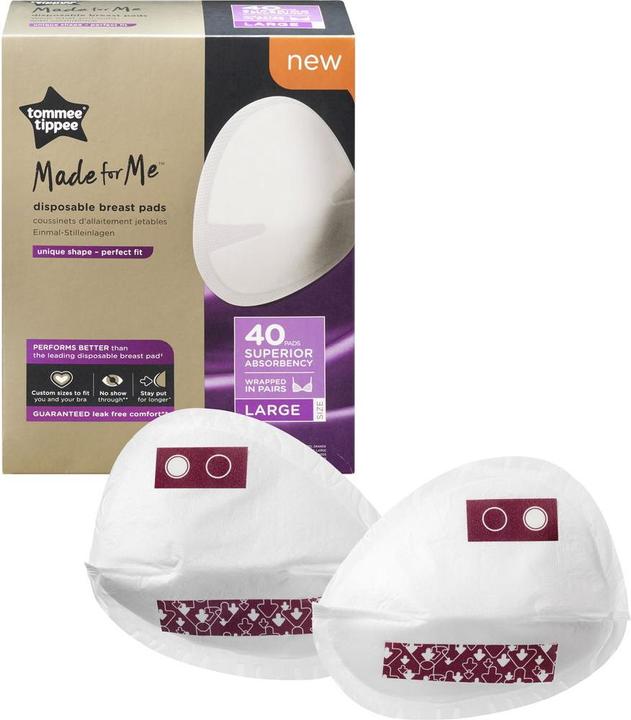 Image du produit Tommee Tippee coussinets en bra, L, blanc, 40 pcs, 423635 (40 x)