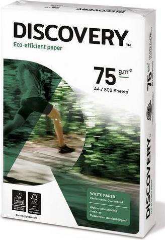 Discovery Printer paper DIN A4 75 g/m² matt white 500 sheets (75 g/m², 500 x, A4)