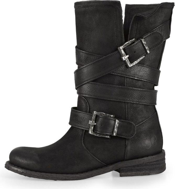 Actual product image Felmini GREDO 8562 biker boots with two decorative buckles. A fusion of robust style and urban style. (39)