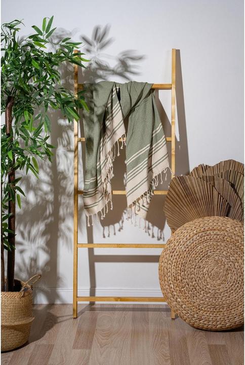 Image du produit Foutastic Strandtuch New Diamond Dark Green, Schnelltrocknend: Ja (90 x 170 cm)