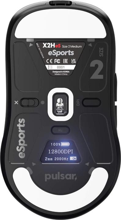 Image du produit Pulsar Gaming Gears X2H eS - Taille moyenne 2 (Sans fil, Filaire)
