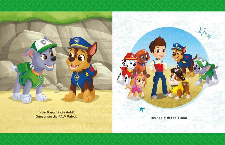 Immagine prodotto Paw Patrol - Papa ist mein Held (Tedesco, Jillian Harker, Casa editrice Schwager & Steinlein, 2023)