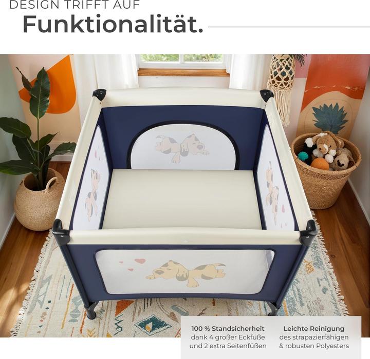 Produktbild tectake Baby Laufstall Tommy (105 cm, 105 cm)