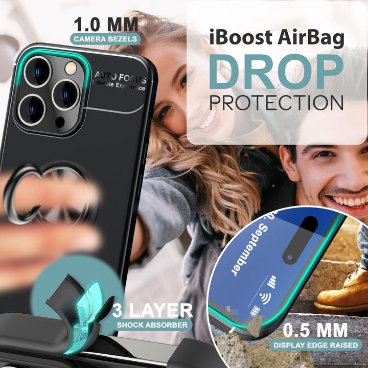 Produktbild Nalia Matte Ring Silikon Hülle (Apple iPhone 16 Pro Max)